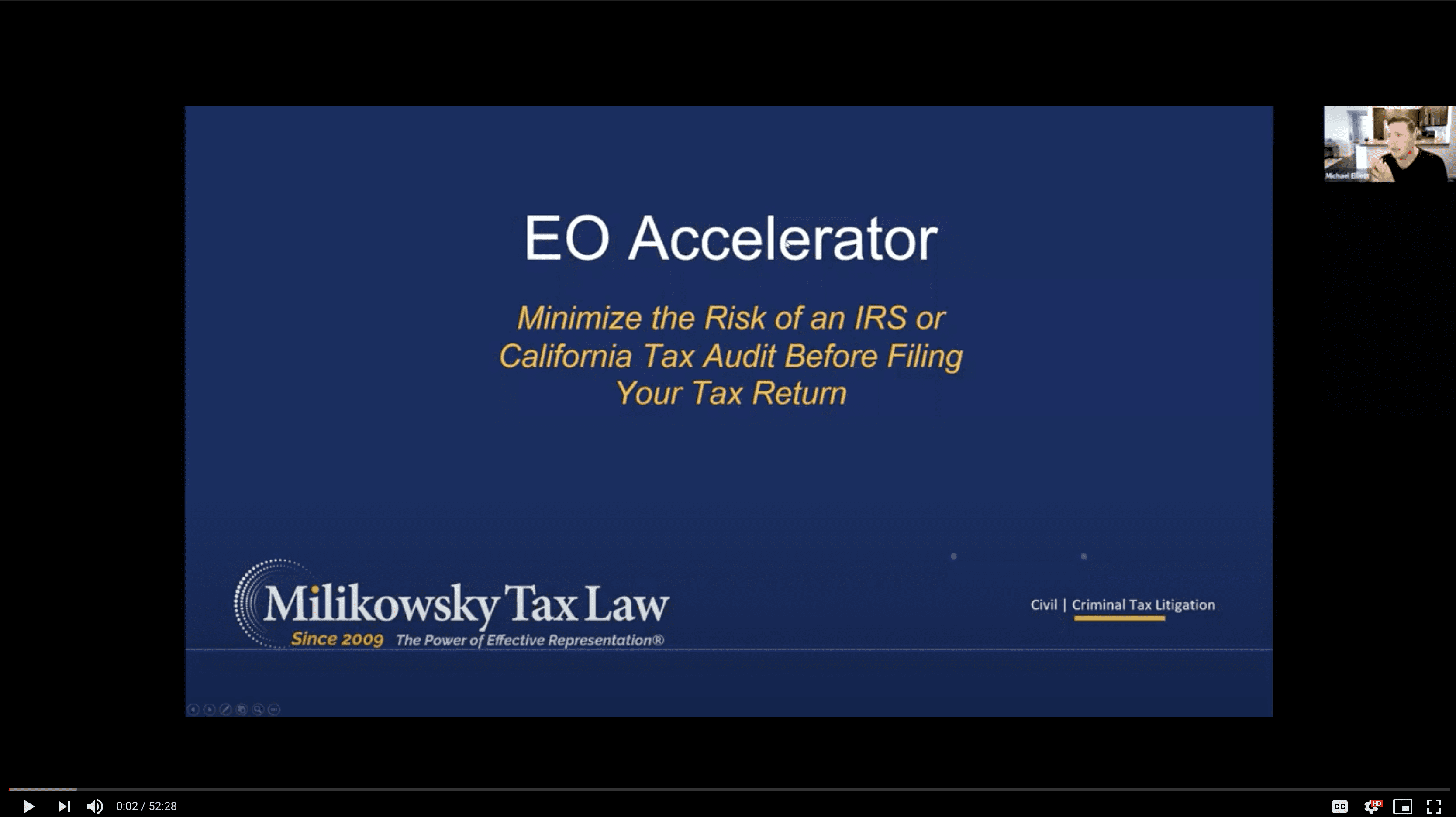 Minimize The Risk Of An Irs Or Ca Tax Audit Milikowsky Tax Law 5186